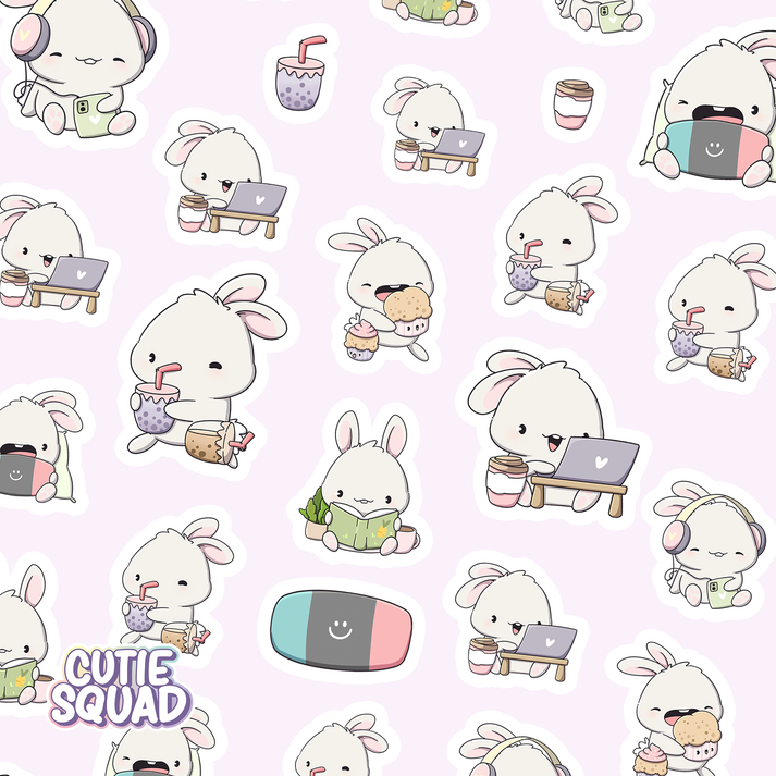 Stickervel - Cozy Bunnies - CutieSquad