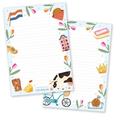 A5 Notepad - Dutch Highlights (dubbelzijdig) - Little Lefty Lou