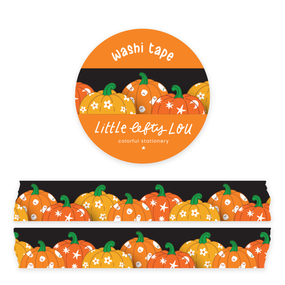 Washitape - Orange Halloween Pumpkins