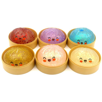 Glitter Squishy Dumpling - 1x Surprise kleur Squeezy