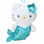 Sanrio Plush Keychain - Hello Kitty Glitter Mermaid - Blue