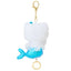 Sanrio Plush Key Holder Keychain - Hello Kitty Glitter Mermaid - Blue