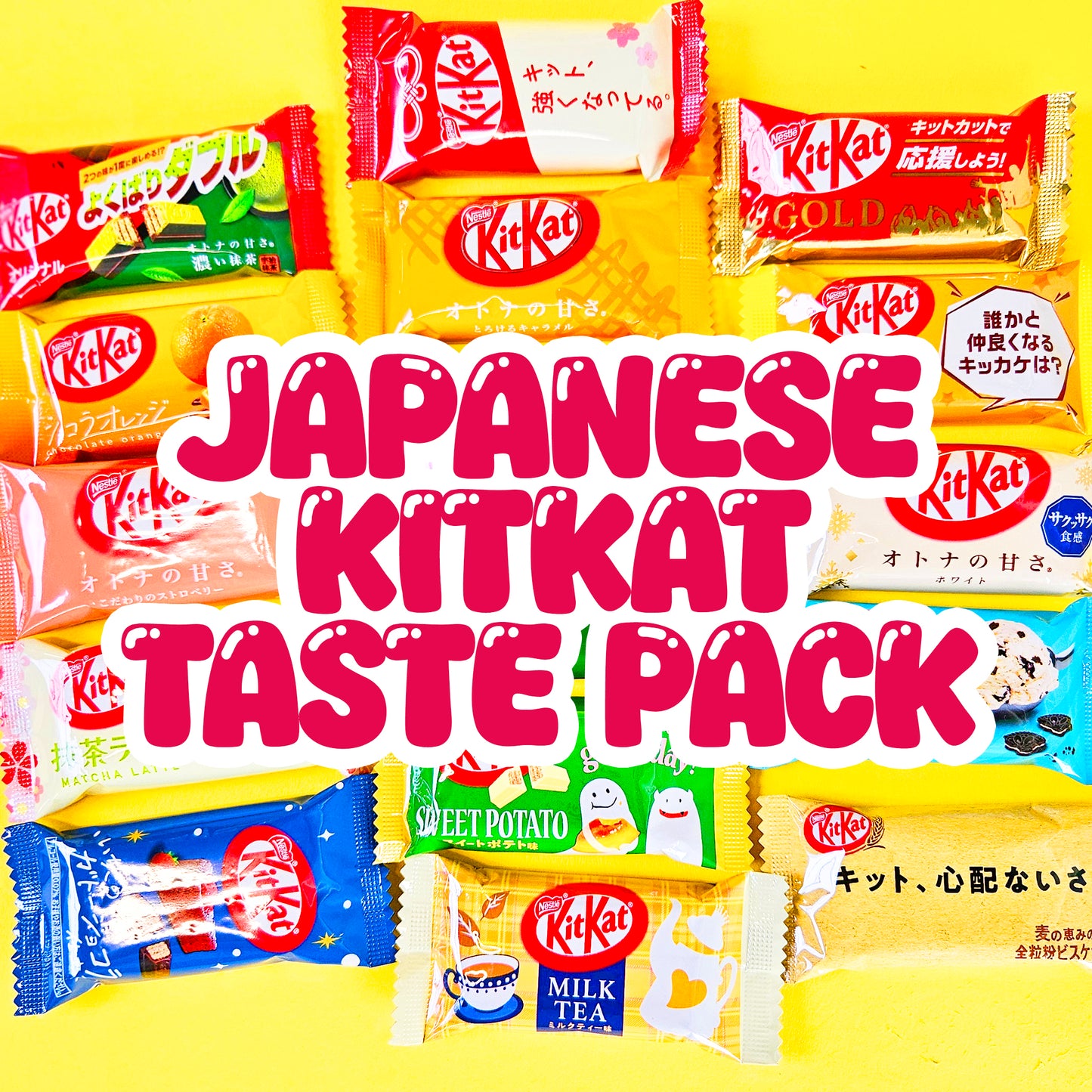 Japanse KitKat Proefpakketje – 4 of 8 smaken