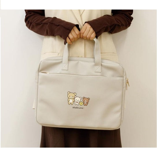 Laptop Bag / Tablet Sleeve - Rilakkuma - Brown