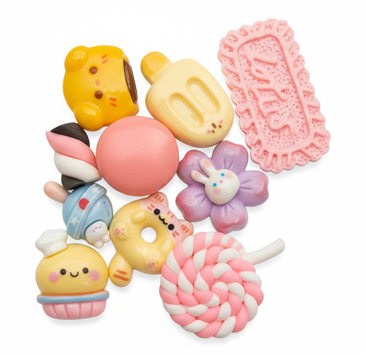 DIY Kawaii Cabochons - Kawaii Mix Surprise - 10 PCS bag