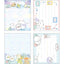 Uitklapbaar Memoblok Klein - Sumikko Gurashi Shirokuma´s Hometown Theme - Purple
