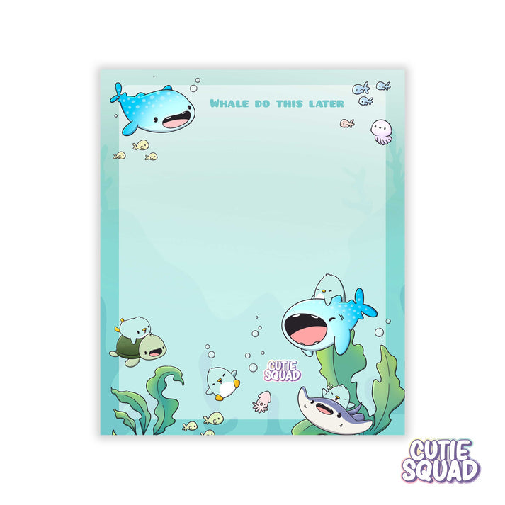 Sticky Notes Block - Penguins & Whales - CutieSquad