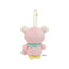 Korilakkuma Plush Keychain Bagcharm - Full of Strawberry Day