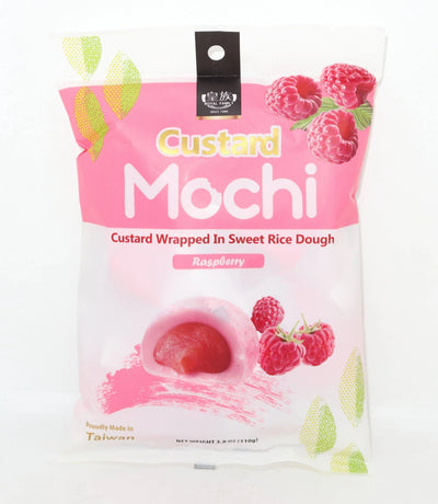 Mochi uitdeelverpakking - Custard raspberry