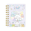 Memoblok Klein met Ringband - Sumikko Gurashi Shirokuma´s Hometown Theme - Paars