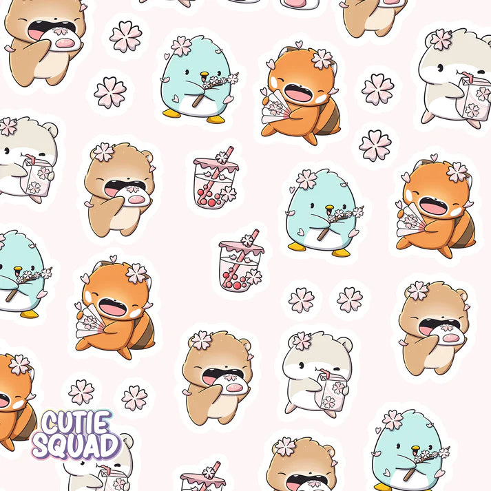 Stickervel - Sakura Season - CutieSquad