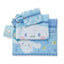 Sanrio Flat Zipper Pouch Set - Cinnamoroll