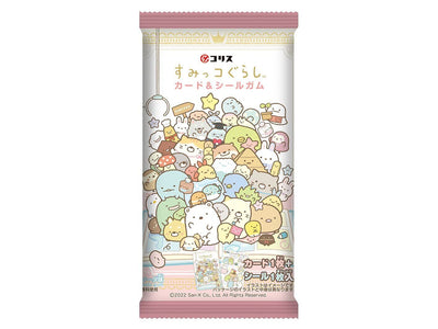 Sumikkogurashi-Karte und Gummibärchen