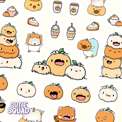 Stickervel - Pumpkin Party - CutieSquad